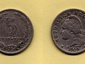 5 Centavos Argentina 1909 KM# 34